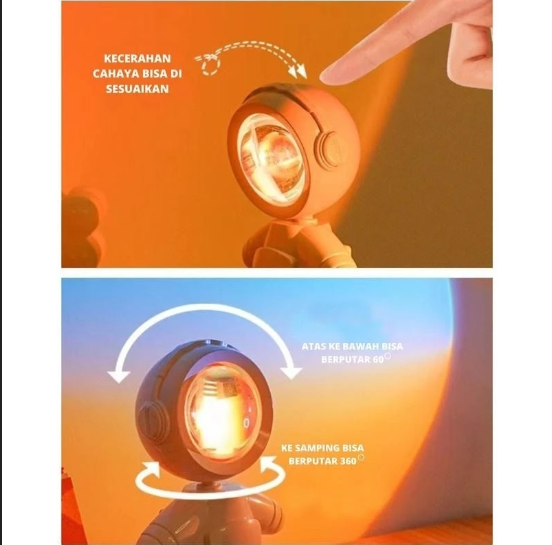 Lampu LED Proyektor Sunset